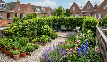 Ontwerp van een voortuin